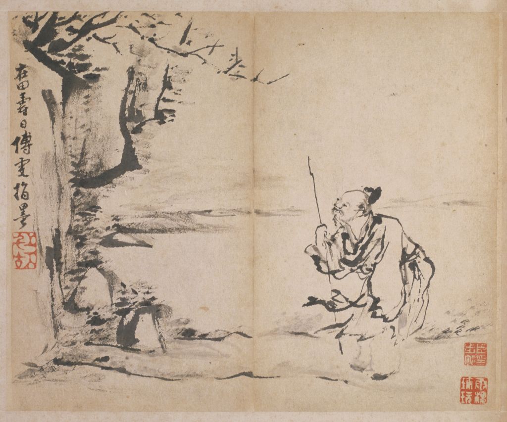 图片[1]-Fu Wen sees the plum blossom-China Archive